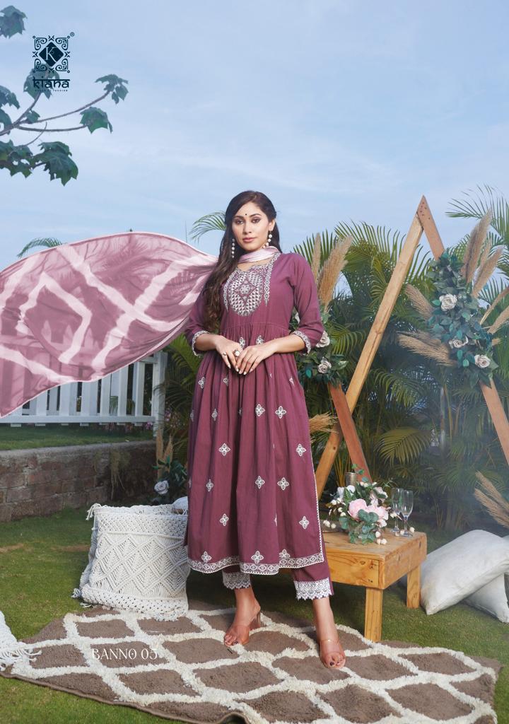 Banno By Kiana 01-08 Kurti With Bottom Catalog